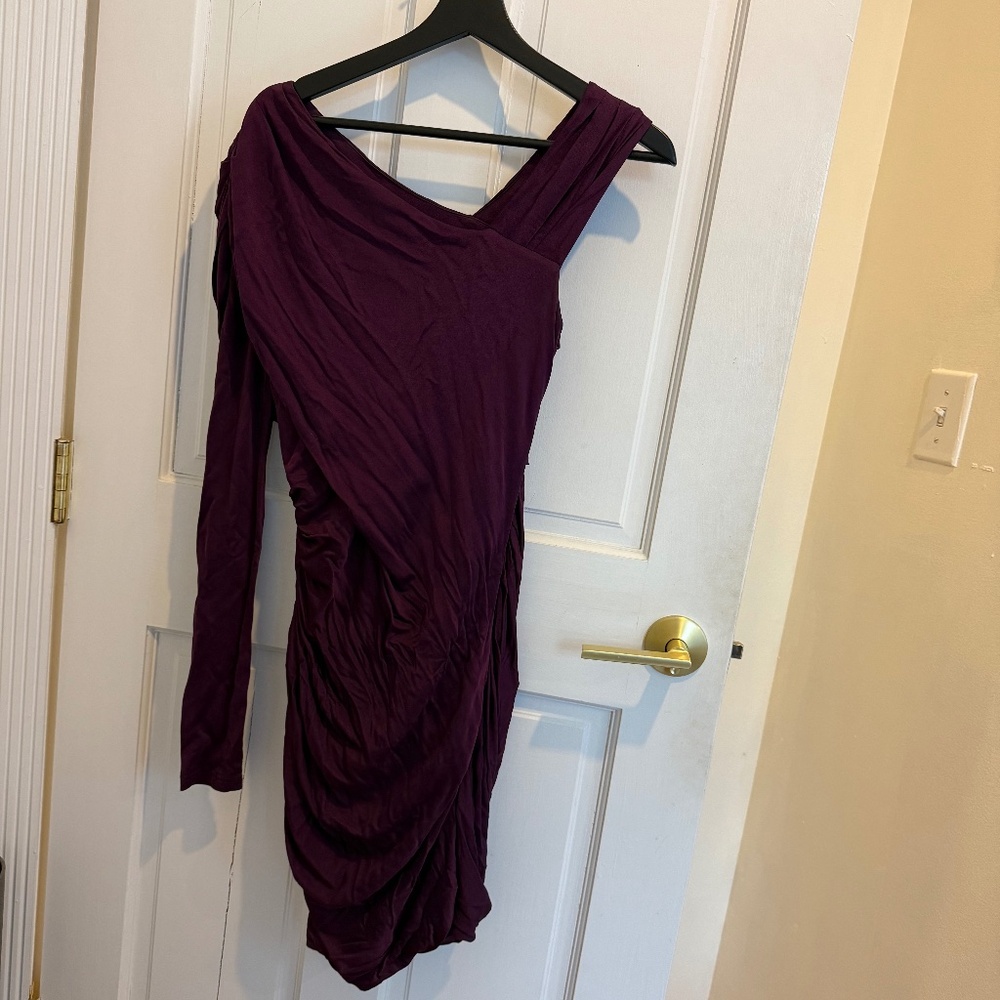 Purple Drape Alexander Wang Dress